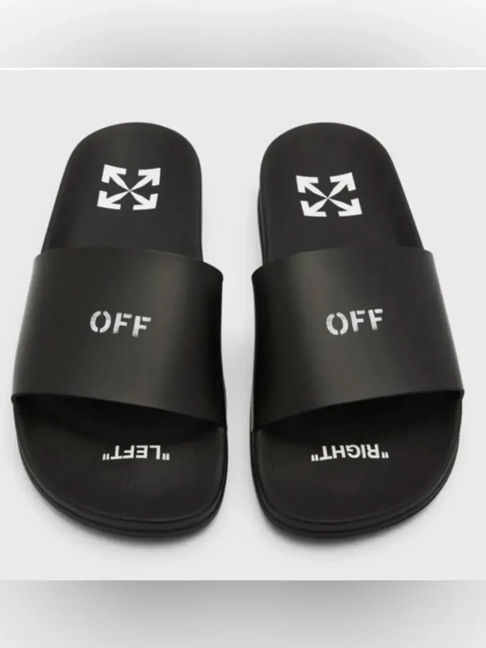 Off-White Pool Slides